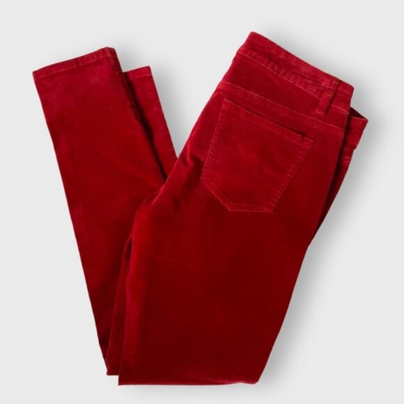 Michael Kors Red-Violet Fine Corduroy Jeans Pants Womens Size 6 - Picture 6 of 10
